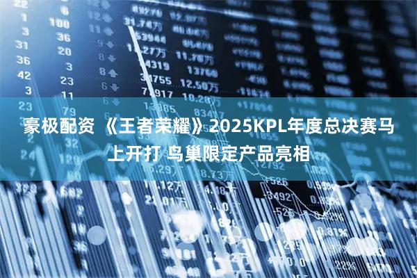 豪极配资 《王者荣耀》2025KPL年度总决赛马上开打 鸟巢限定产品亮相