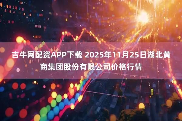 吉牛网配资APP下载 2025年11月25日湖北黄商集团股份有限公司价格行情